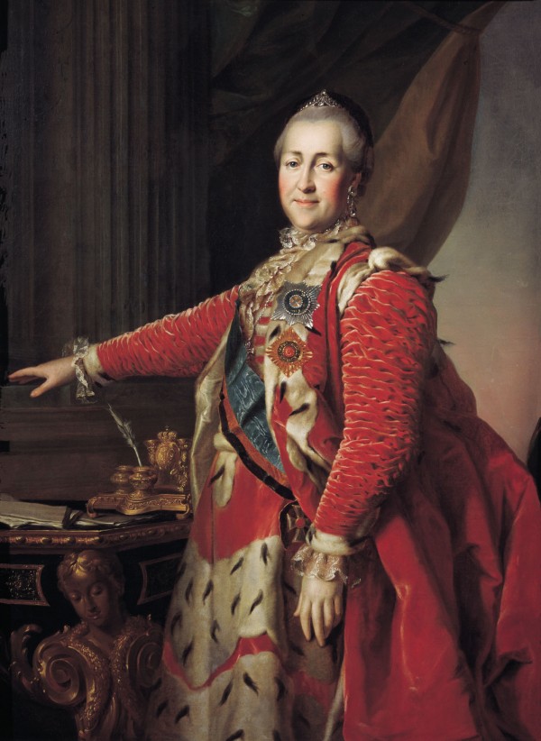 Portrait of Catherine II by Dmitry Levitzky